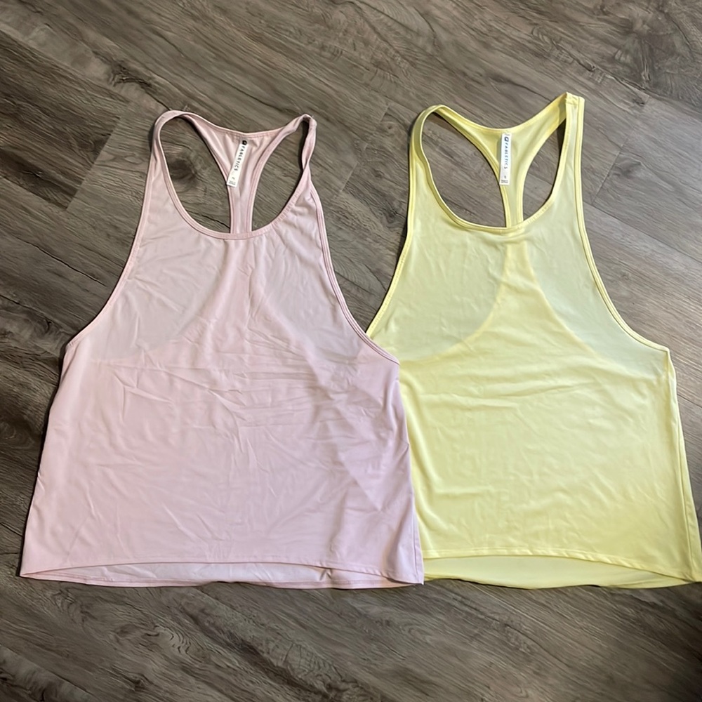 Fabletics tank tops, size S & M